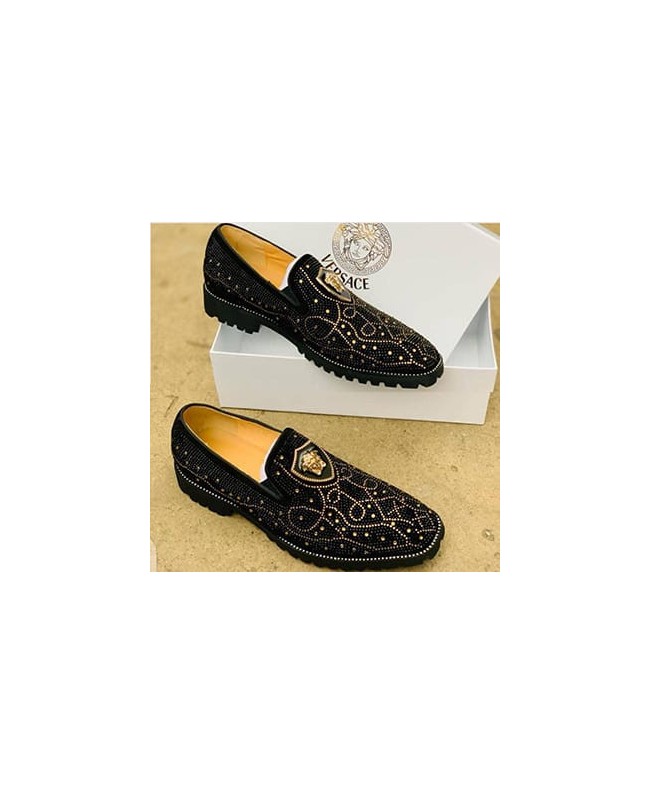 mocassin femme versace